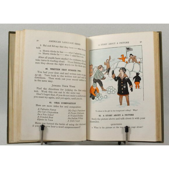 Vintage School Reader "American Language Series Fourth Year" , Rand McNally 1932 - Picture 6 of 10